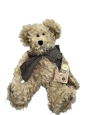 Boyds Bears Woodrow T Bearington Mohair Teddy Bear 12" Tagged